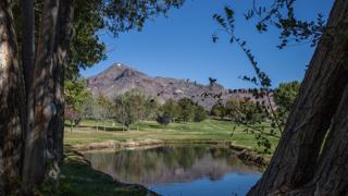 Image of M Mountain from the golf course
